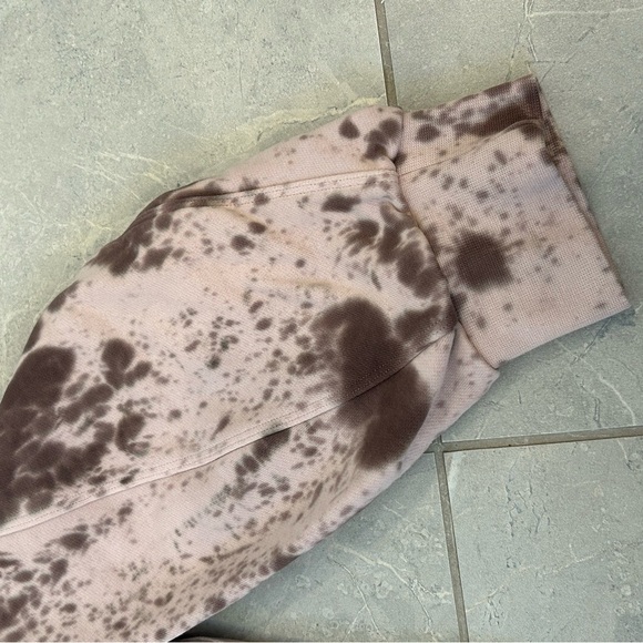 NWOT Lululemon Perfectly Oversized Crew Marble Dye Silky French Press - Picture 7 of 10